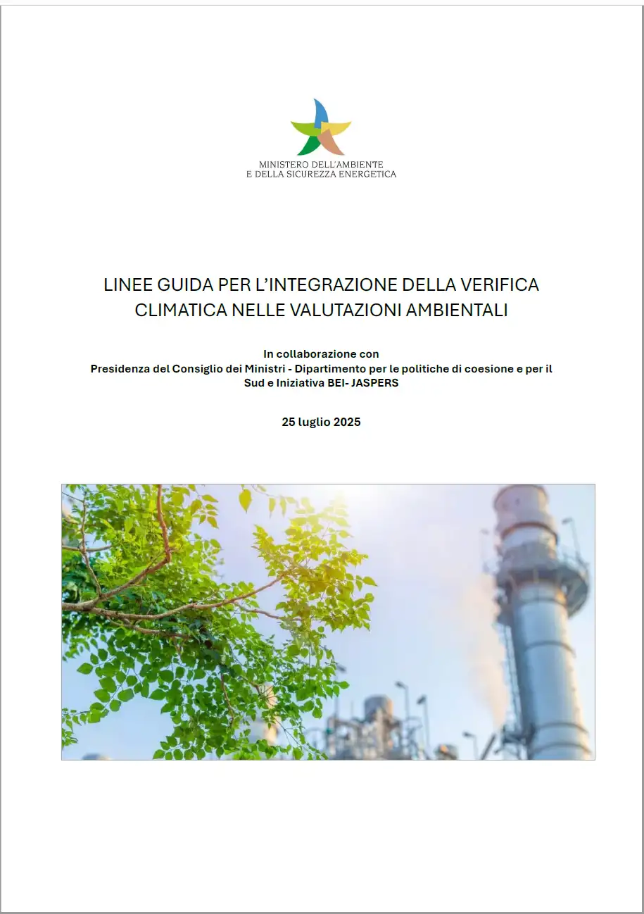 Linee guida per l’integrazione della verifica climatica nelle valutazioni ambientali